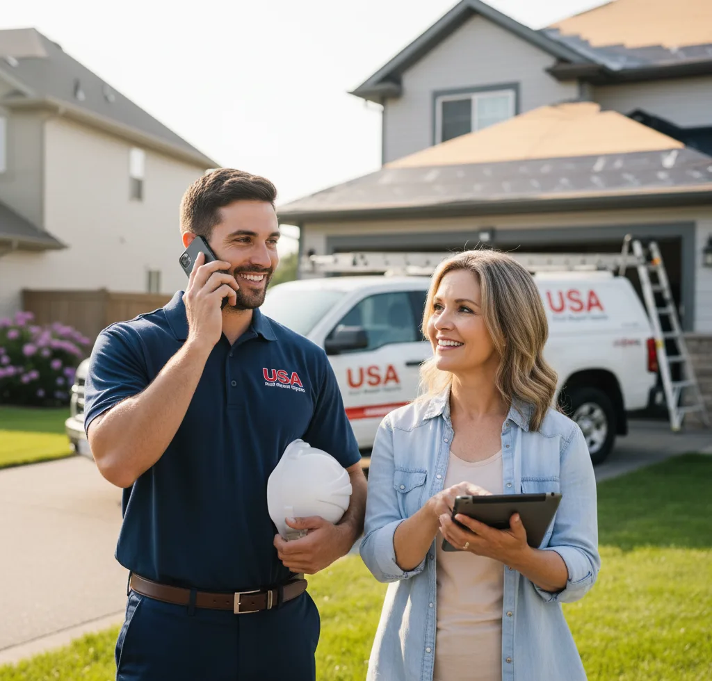 USA Roof Repair Experts customer support in Stanchfield